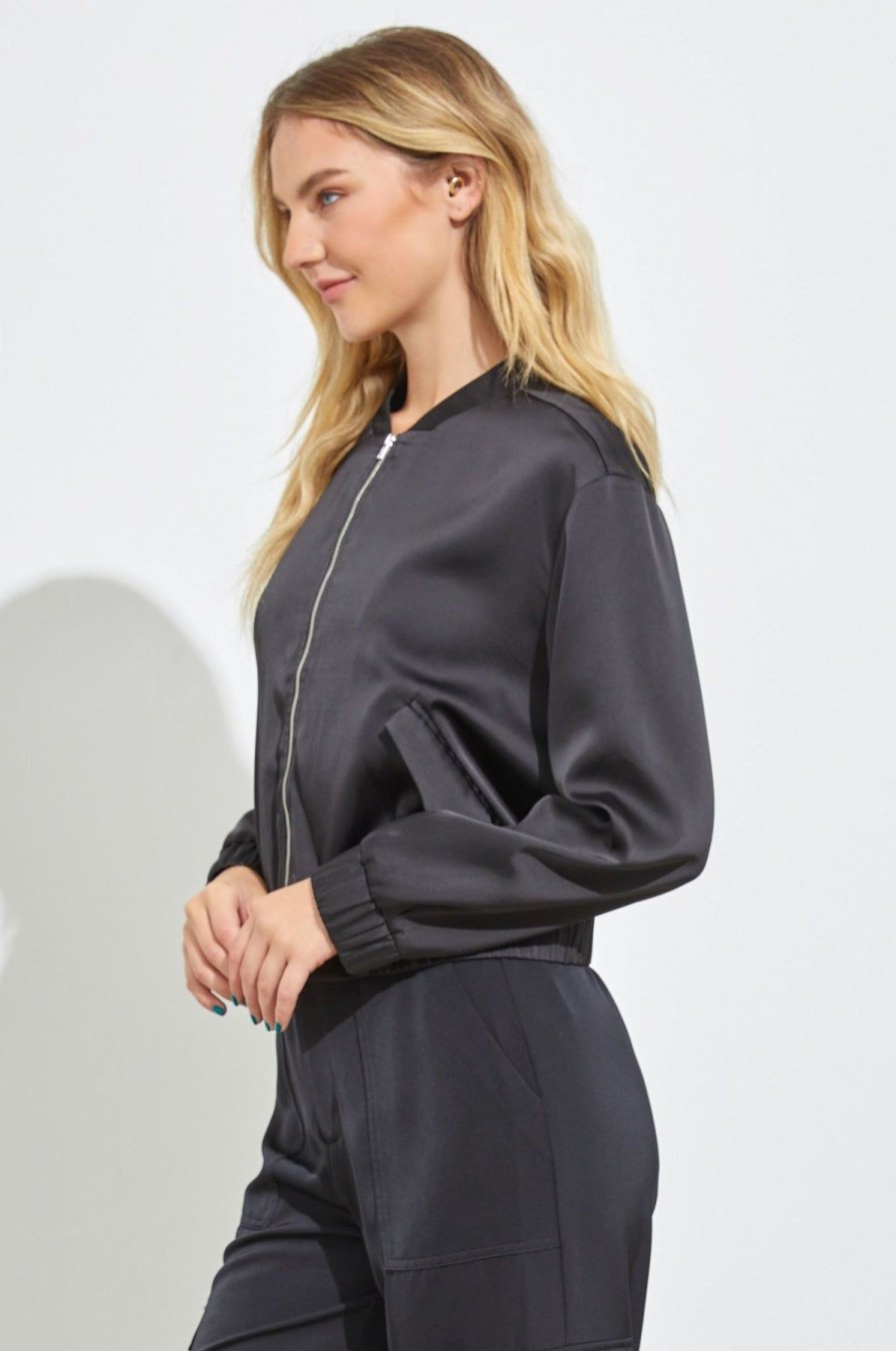 Women Kendall Lane | Nova Zip Jacket Black