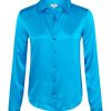 Women L'AGENCE Shirts & Blouses | Tyler Blouse Caribbean Blue