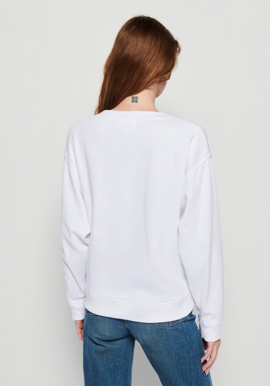 Women NATION LTD Shirts & Blouses | Wyatt Oversized V-Neck White