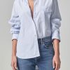 Women Citizens of Humanity Shirts & Blouses | Shay Shirt Mashu Stripe