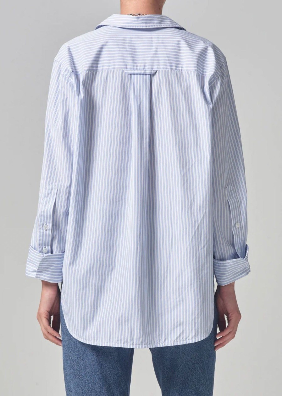 Women Citizens of Humanity Shirts & Blouses | Shay Shirt Mashu Stripe