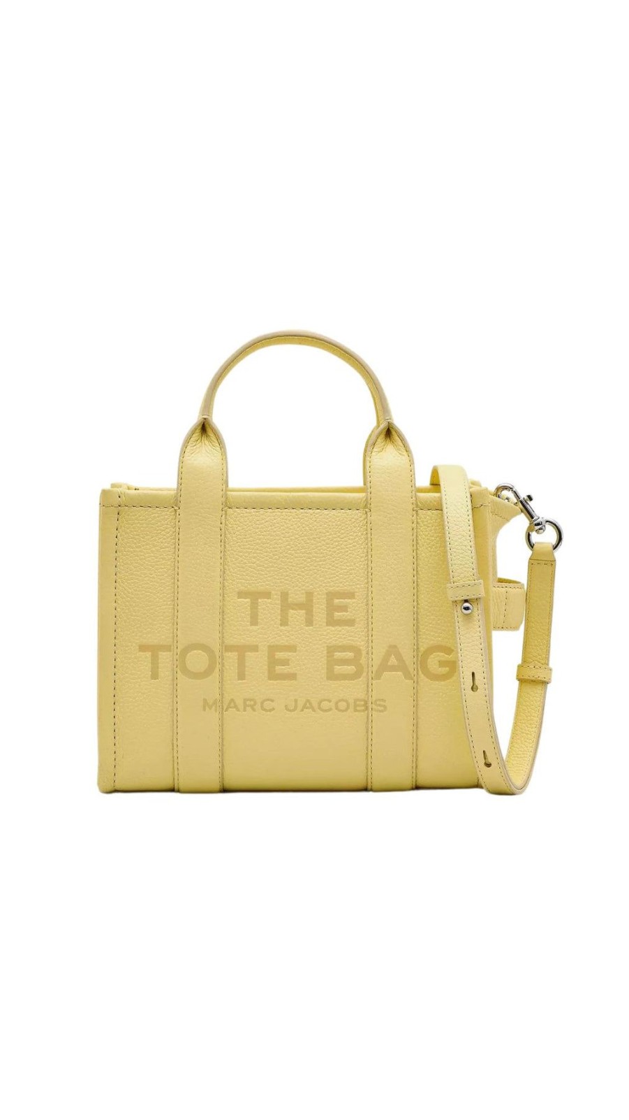 Women Marc Jacobs Handbags | The Small Leather Tote Bag Custard