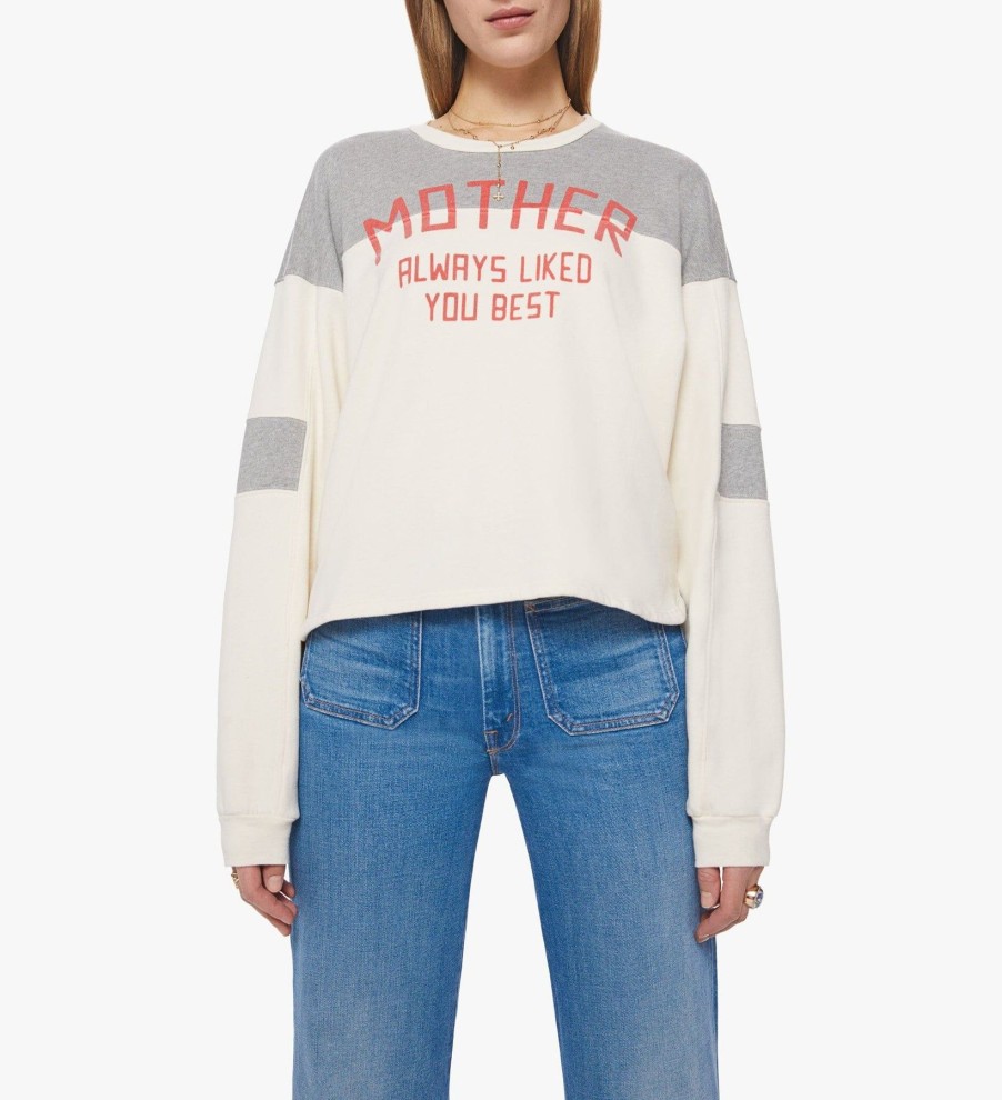 Women Mother | Champ Pull Over Chalk/Heather Grey