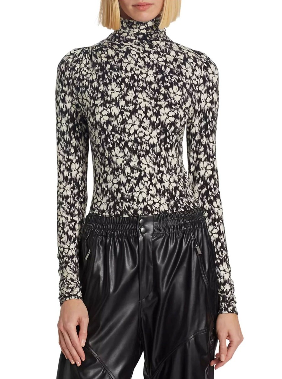 Women Isabel Marant Etoile Shirts & Blouses | Lou Top Black/White