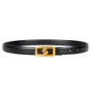 Women Uniquities Belts | Gold Link Belt In Black