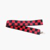 Women Uniquities Handbags | Checkered Red/Black Strap