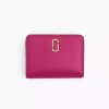 Women Marc Jacobs Handbags | Mini Compact Wallet Lipstick Pink