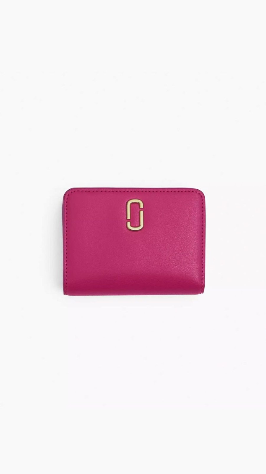 Women Marc Jacobs Handbags | Mini Compact Wallet Lipstick Pink