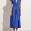 Women Faithfull The Brand Vacation | Agnes Midi Dress Glacial Blue