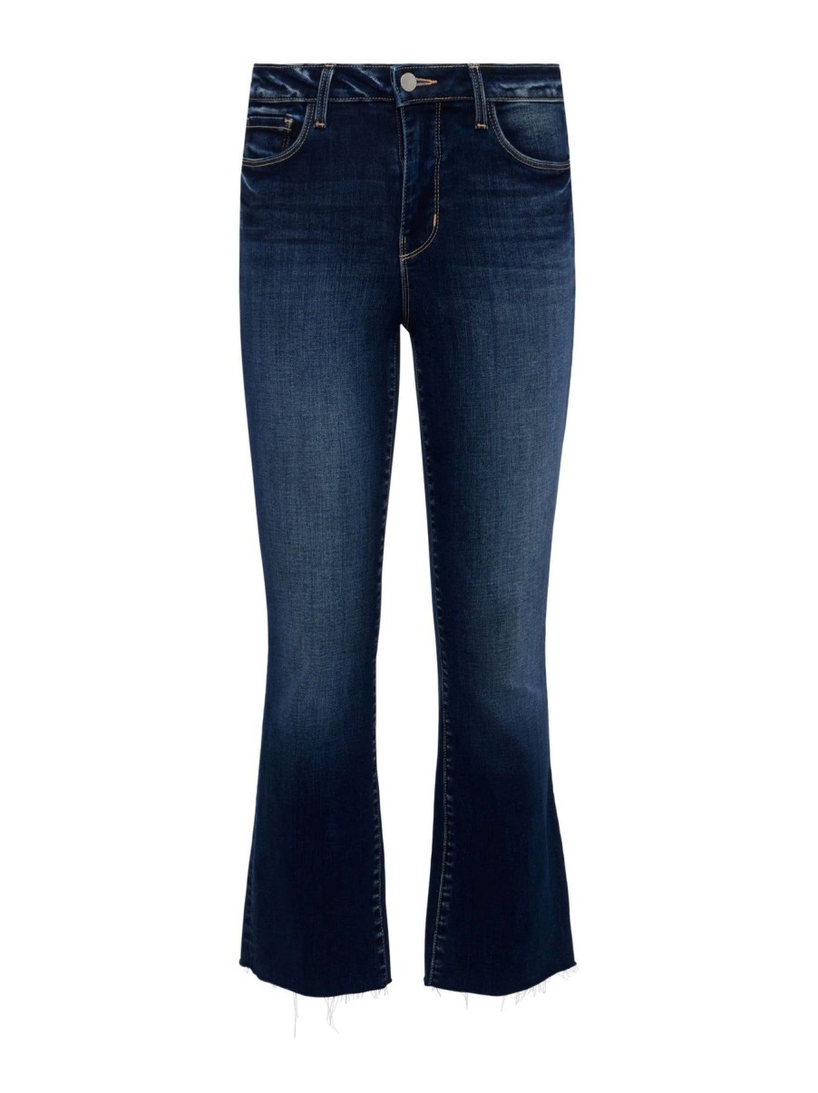 Women L'AGENCE Denim | Kendra High Rise Crop Flare Columbia