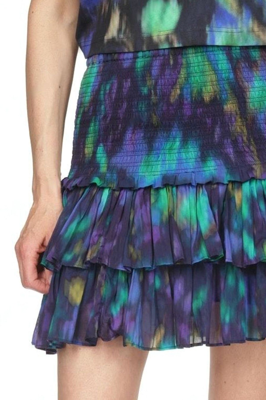 Women Isabel Marant Etoile Skirts | Naomi Skirt Blue/Green