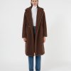 Women Apparis Faux Furs Cold Weather | Anoushka Coat Mineral