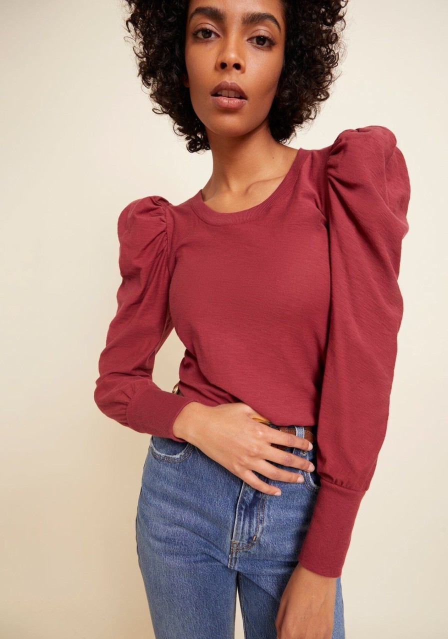 Women NATION LTD Shirts & Blouses | Romy Modest Tee Curtain Call