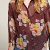 Women Joie Shirts & Blouses | Matilda Blouse Oxblood Multi