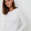 Women Velvet Tees & Tanks | Lizzie Tee White