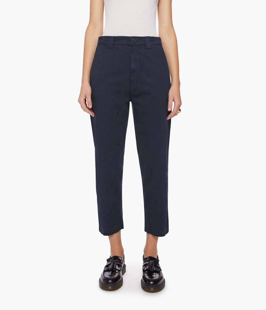 Women Mother Pants | Punk 76 Ankle Deep Navy