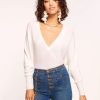 Women Ramy Brook Sweaters | Nevah Top Ivory