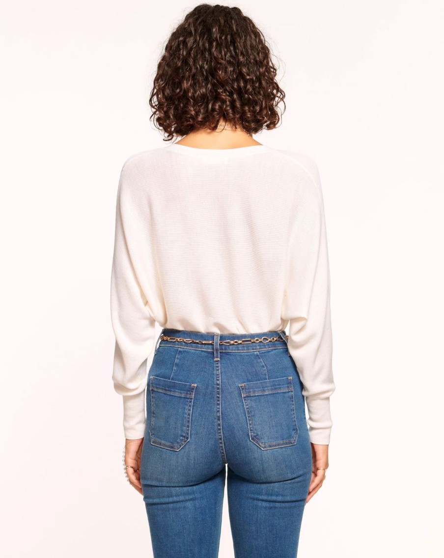 Women Ramy Brook Sweaters | Nevah Top Ivory