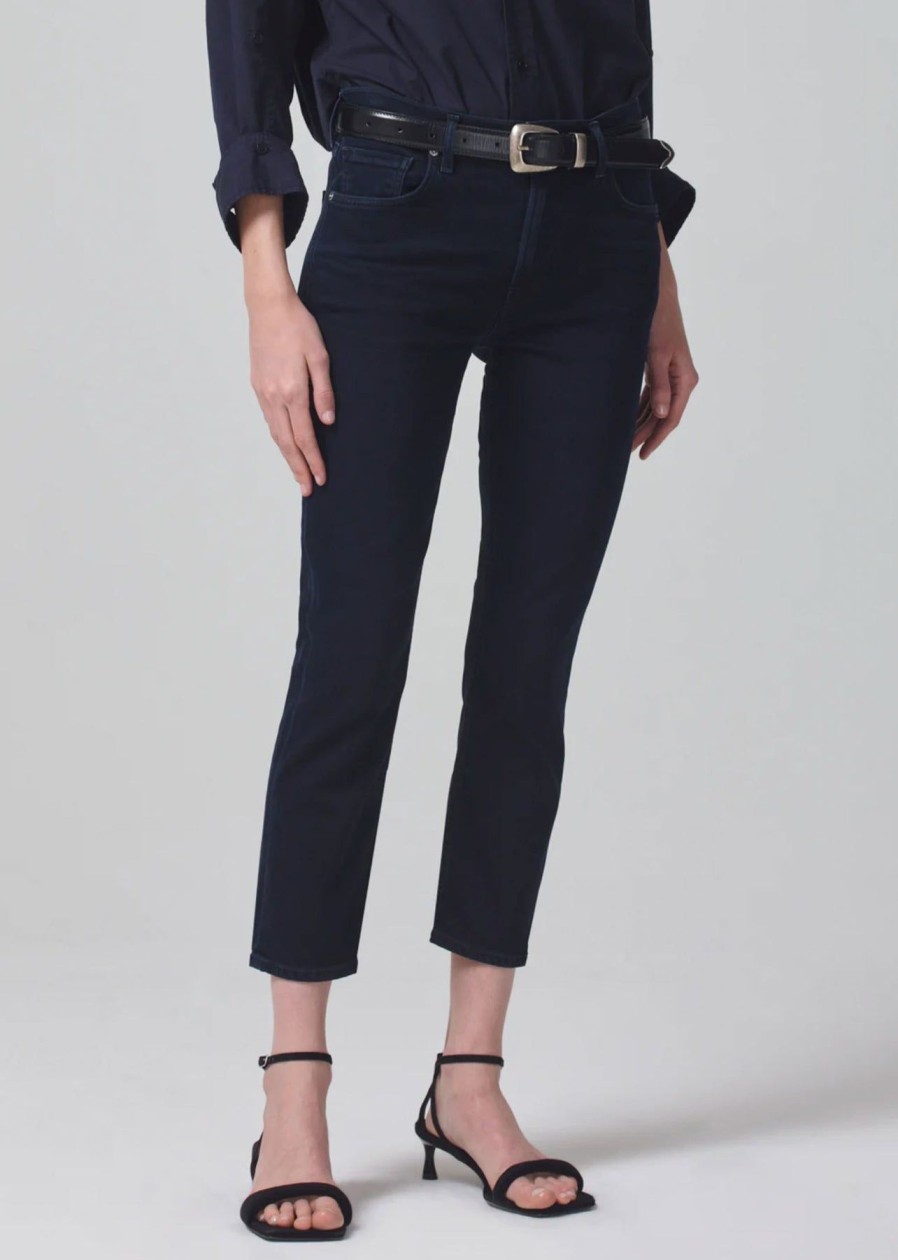 Women Citizens of Humanity Denim | Isola Straight Crop In Chamber