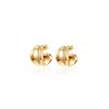 Women Jenny Bird Earrings | Chunky Doune Hoops Gold