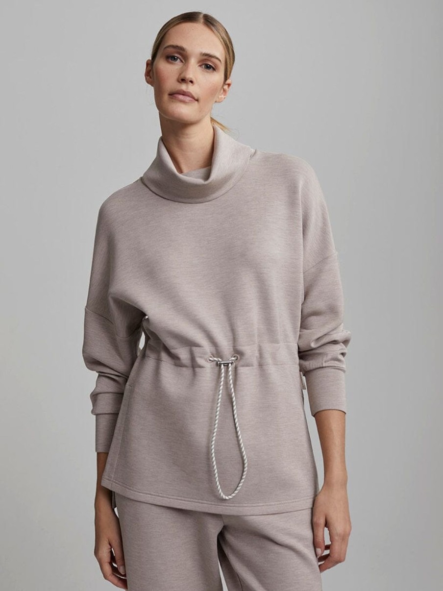 Women Varley | Freya Sweat Taupe Marl