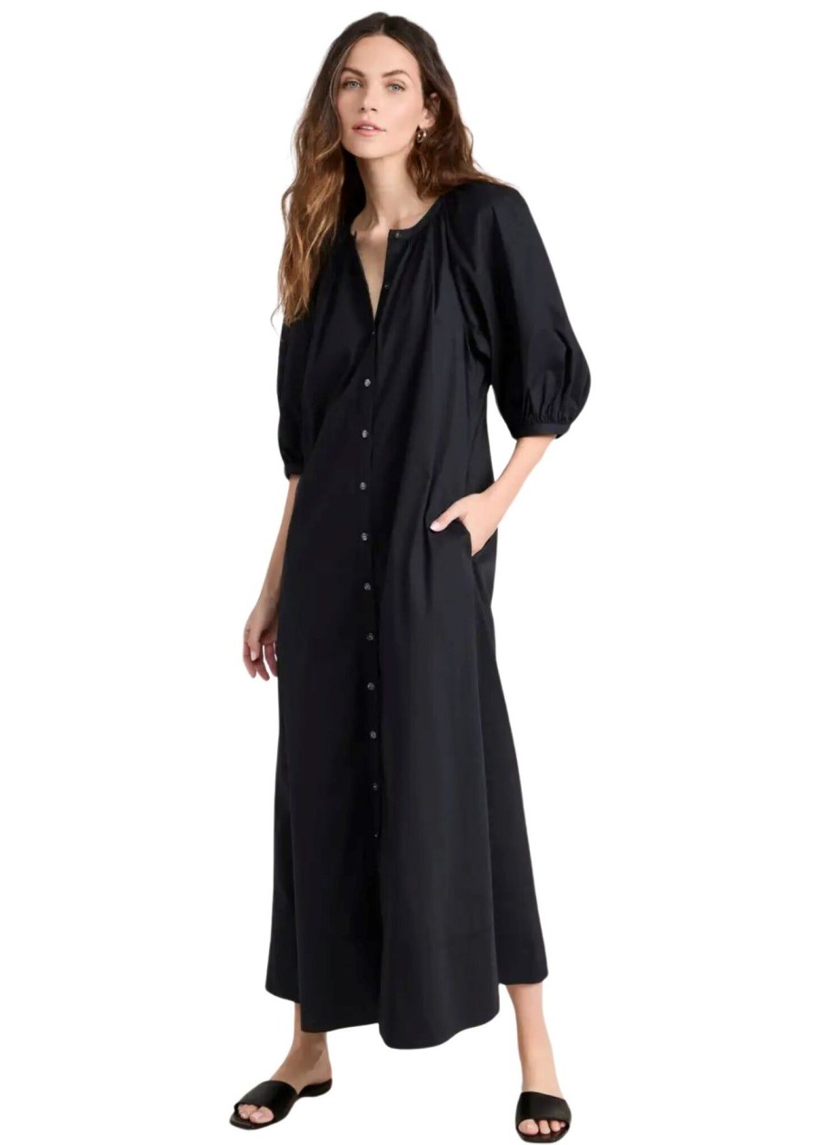 Women STAUD Midi & Maxi | Vincent Dress Black