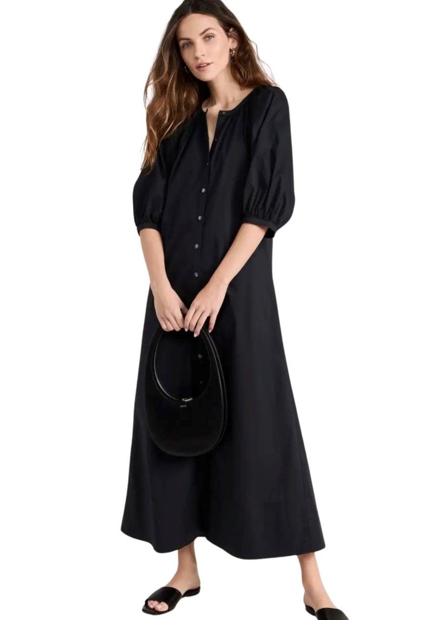 Women STAUD Midi & Maxi | Vincent Dress Black