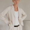 Women Anna Rae Blazers | Preston Blazer Natural