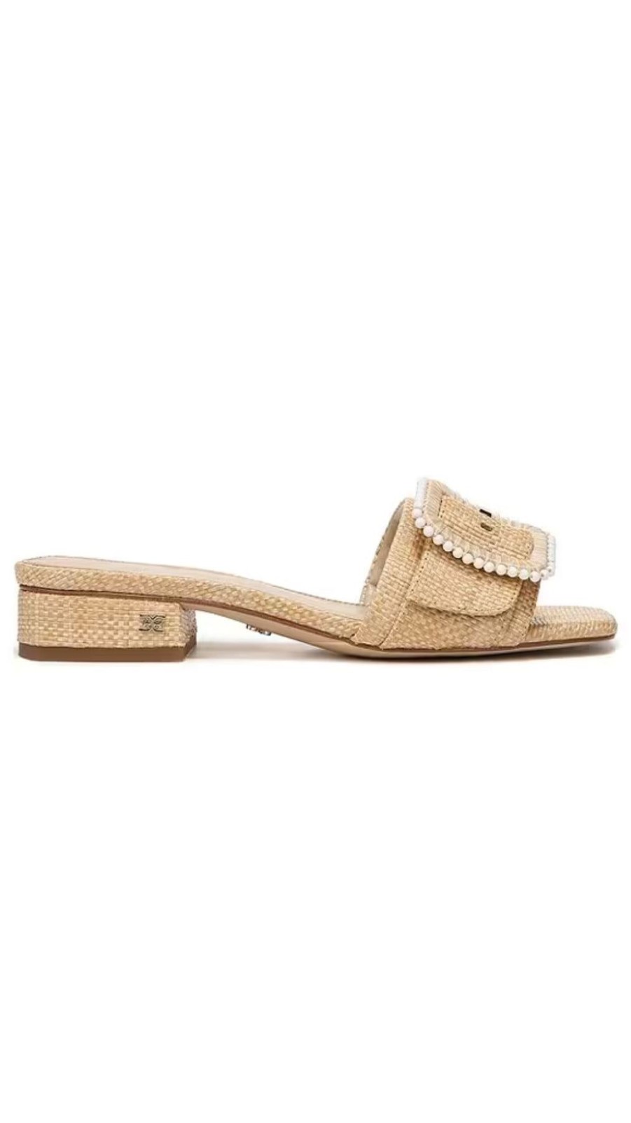 Women Sam Edelman Sandals | Deacon Bead Sandal Bleached Beechwood