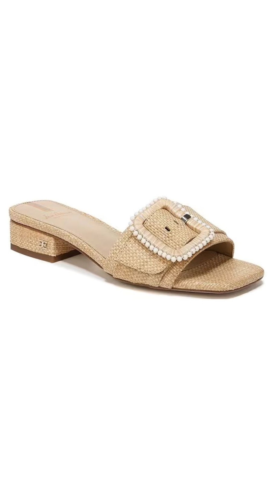 Women Sam Edelman Sandals | Deacon Bead Sandal Bleached Beechwood