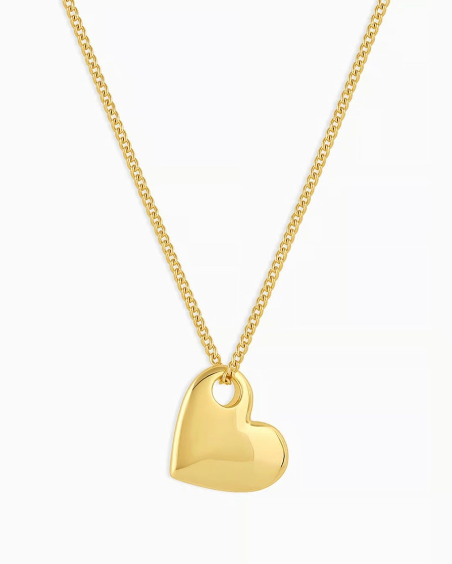 Women Gorjana Necklaces | Lou Heart Pendant Necklace