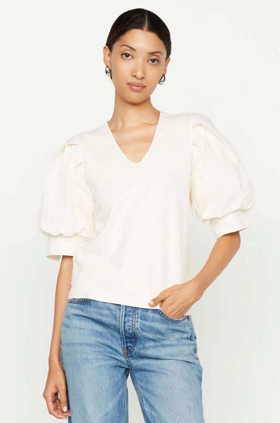 Women Marie Oliver Shirts & Blouses | Viva Popover Ivory