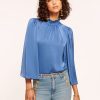 Women Ramy Brook Shirts & Blouses | Ella Top True Blue