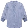 Women Rails Shirts & Blouses | Luce Top Medium Cloud Wash