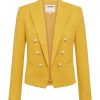 Women L'AGENCE Blazers | Brooke Blazer Citrine/Gold