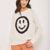 Women Lisa Todd Sweaters | Happy Camper Sweater Snow