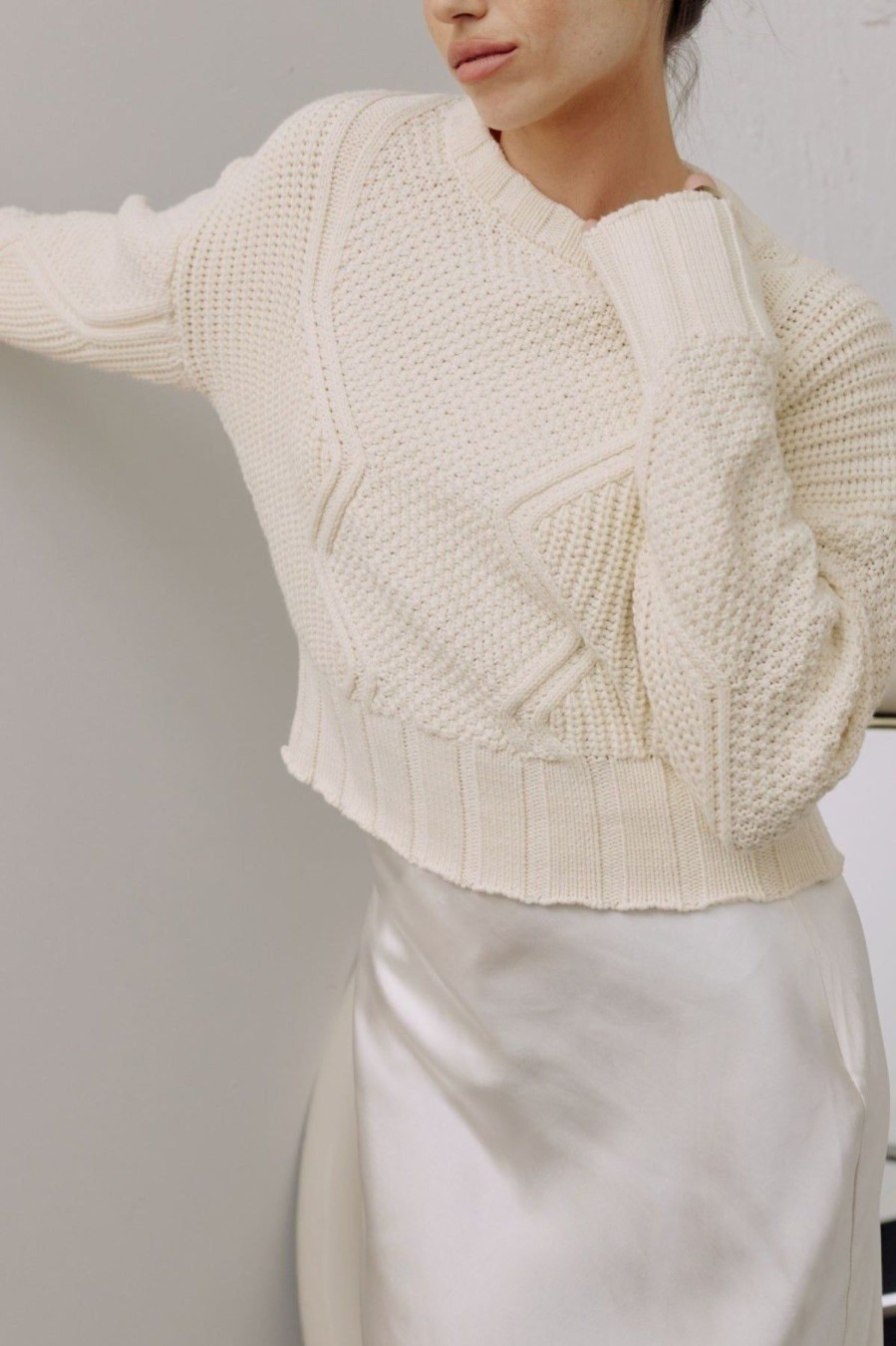 Women Kendall Lane Sweaters | Sailor Sweater Cream