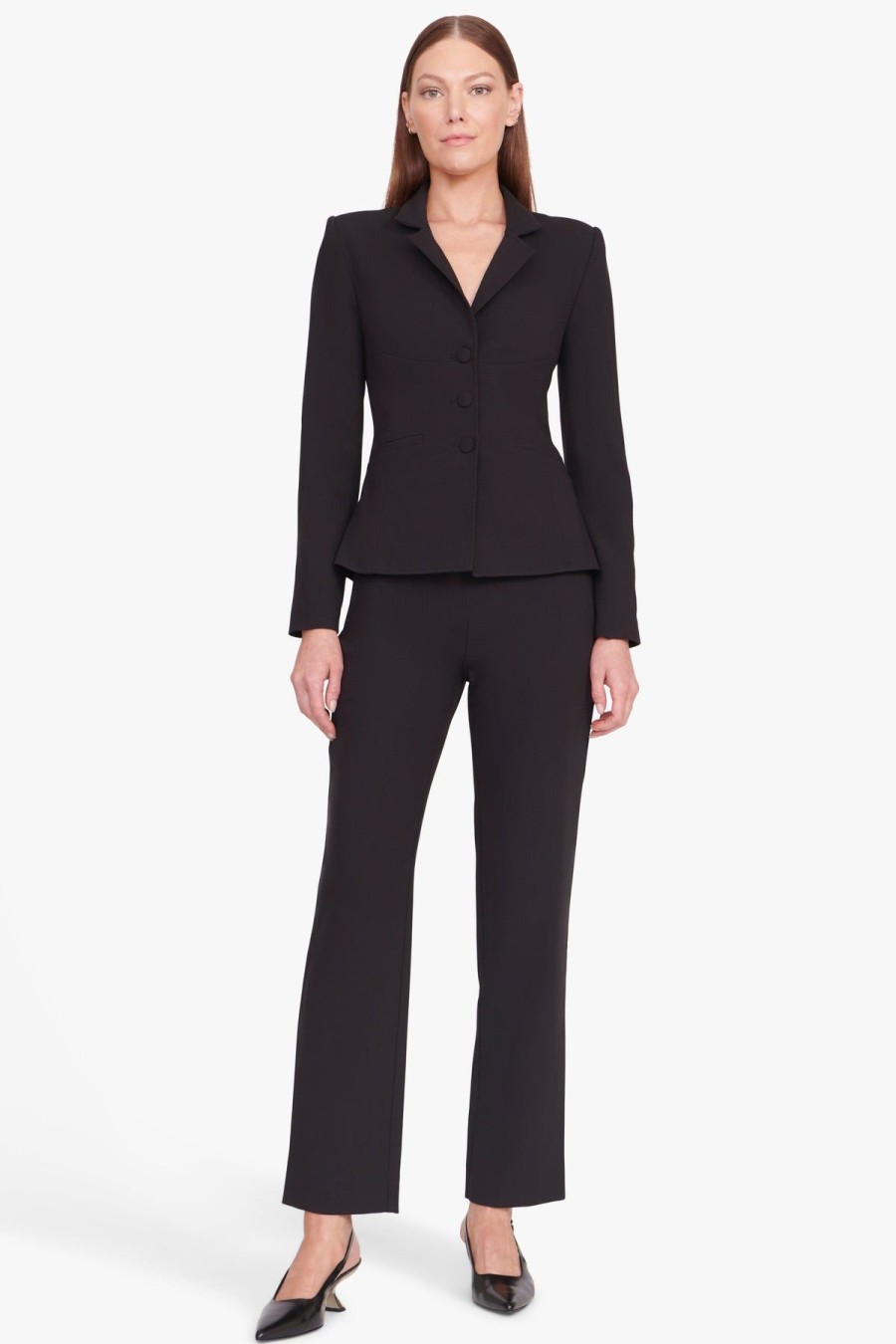 Women STAUD Pants | Caleb Straight Leg Pant Black