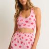 Women Z Supply | Kisses Tank Bra Cotton Candy