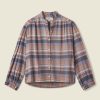 Women Trovata Shirts & Blouses | Lily Blouse Eclipse Plaid