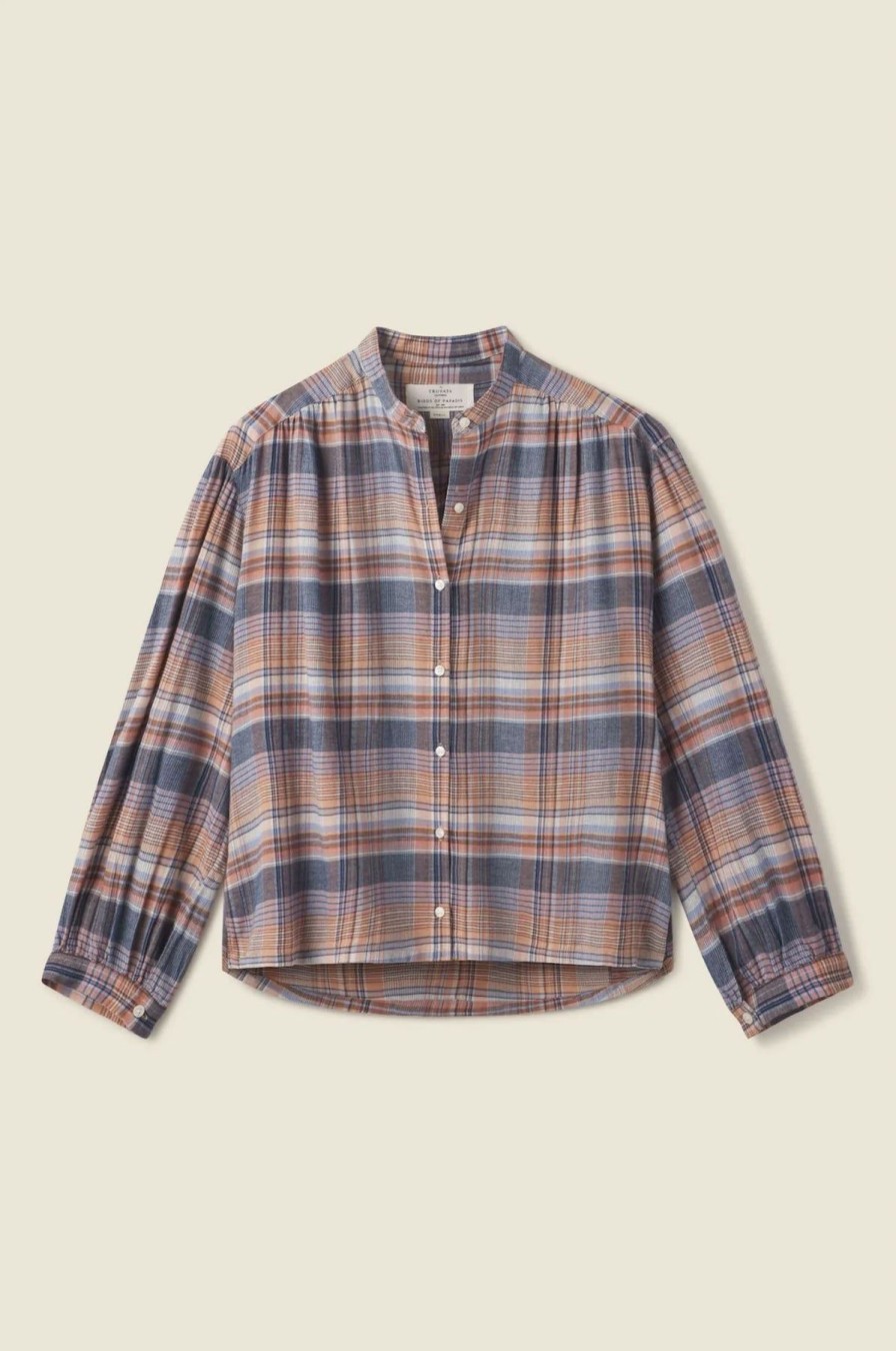 Women Trovata Shirts & Blouses | Lily Blouse Eclipse Plaid