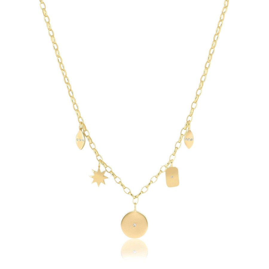 Women Ela Rae Necklaces | Multi Charm Necklace