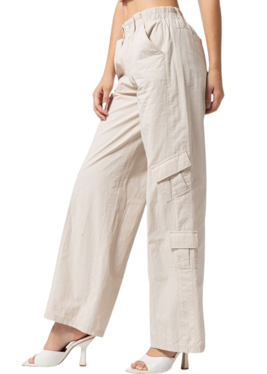 Women Kendall Lane Pants | Georgie Cargo Pant Ivory