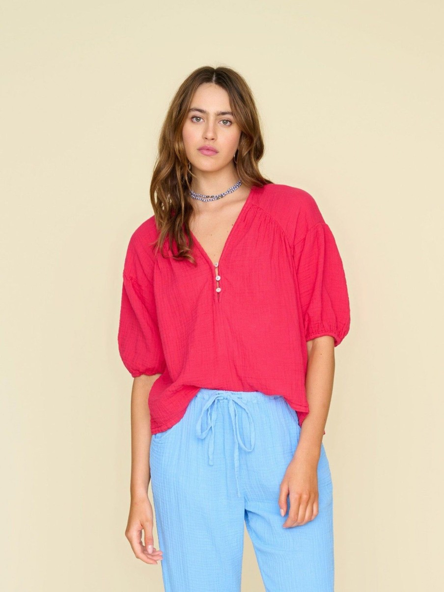 Women XÍRENA Shirts & Blouses | Felicity Top Fuchsia