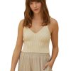 Women Kendall Lane Shirts & Blouses | Coco Tank Cream