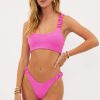 Women Beach Riot | Effie Top Pink Scrunch