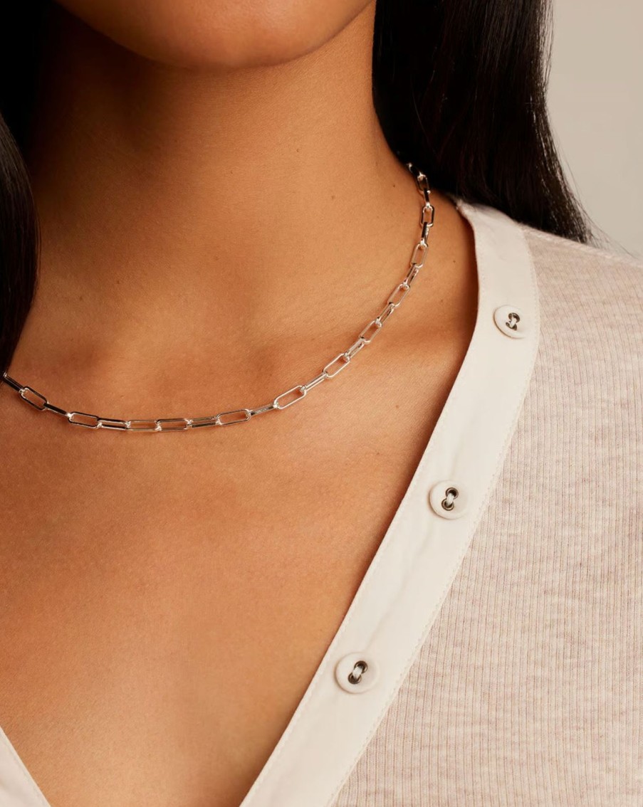 Women Gorjana Necklaces | Parker Necklace Silver