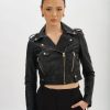 Women LAMARQUE Leather Jackets | Ciara Jacket Black