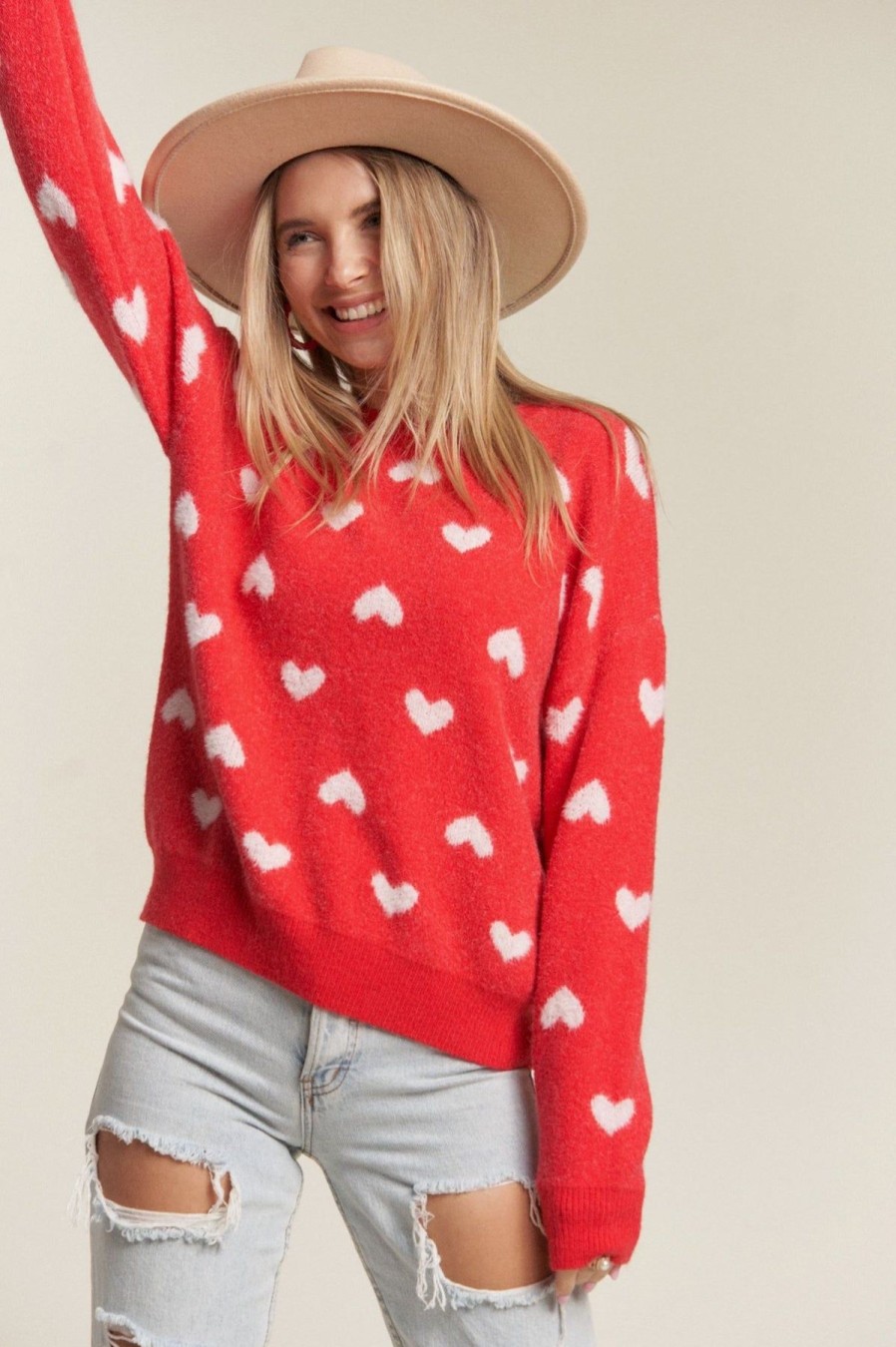 Women Kendall Lane Sweaters | Lizzie Sweater Red