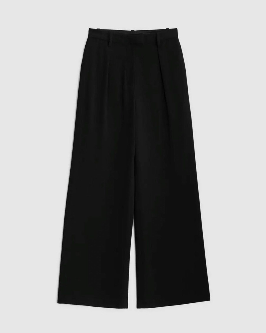 Women Rag & Bone Pants | Bennett Japanese Crepe Pant Black